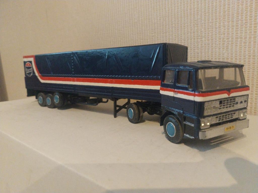 Lion Toys DAF 2800 turbo intercooler Fokker, Ophalen of Verzenden, Gebruikt, Bus of Vrachtwagen, Lion Toys