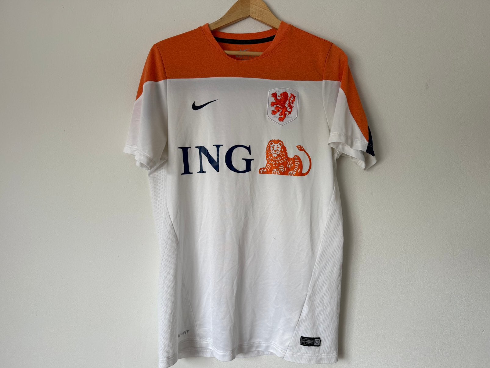 Nike Nederlands Elftal trainingsshirt 2014-2015 maat L, Ophalen of Verzenden, Gebruikt, Overige binnenlandse clubs, Shirt