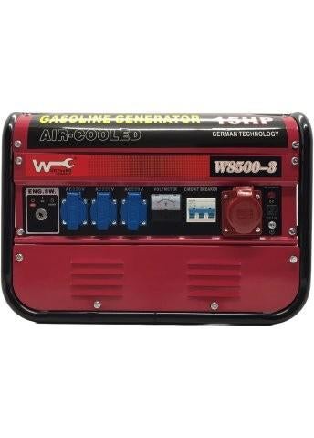 Actie!! Würzburg Silent W8500-3 Krachtige Benzine Generator, Doe-het-zelf en Verbouw, Ophalen of Verzenden
