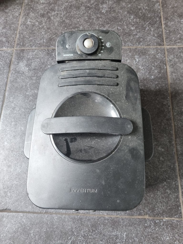 Inventum - frituurpan - compacte versie, 2 tot 3 liter, Ophalen, Gebruikt, Uitneembare binnenpan