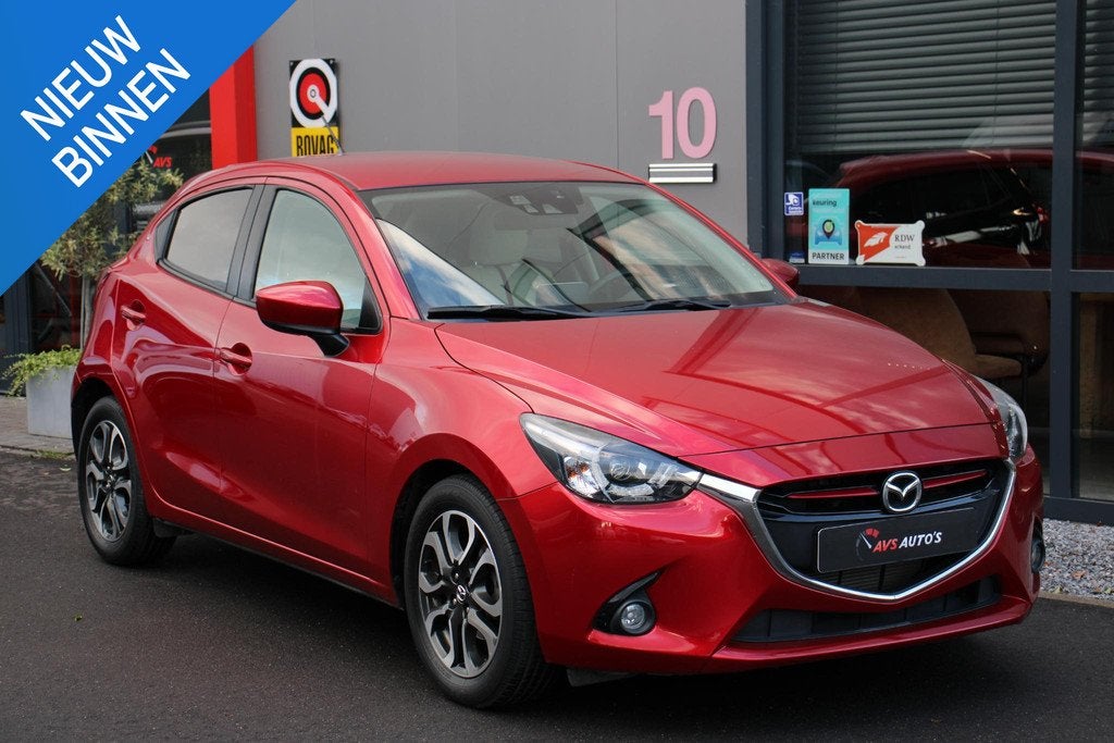 Mazda 2 1.5 Skyactiv-G GT-M LEER, HEAD-UP, STOELVERWARMING,5, Voorwielaandrijving, Stof, Gebruikt, 4 cilinders