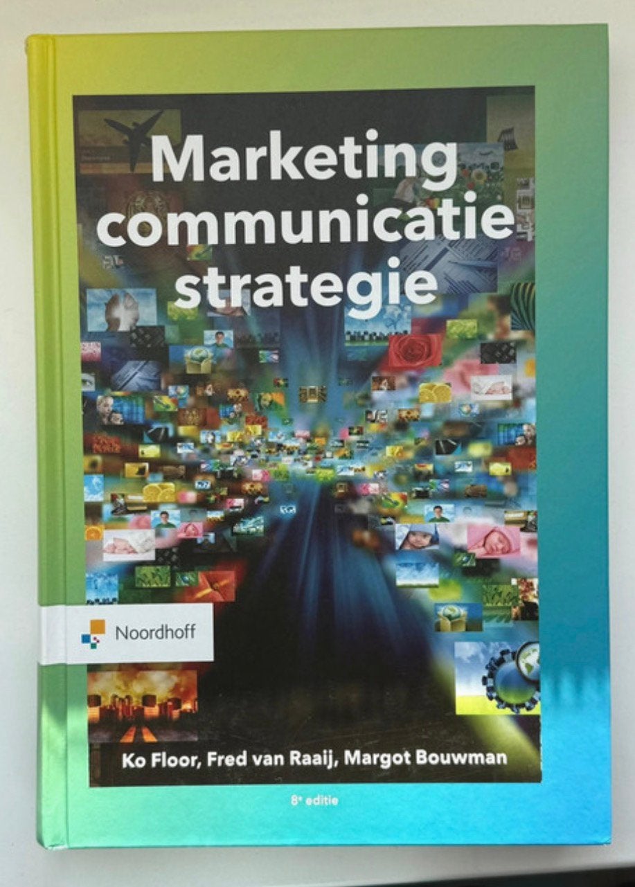 Marketing communicatie strategie 8e editie, Ophalen of Verzenden, Nieuw, Economie en Marketing