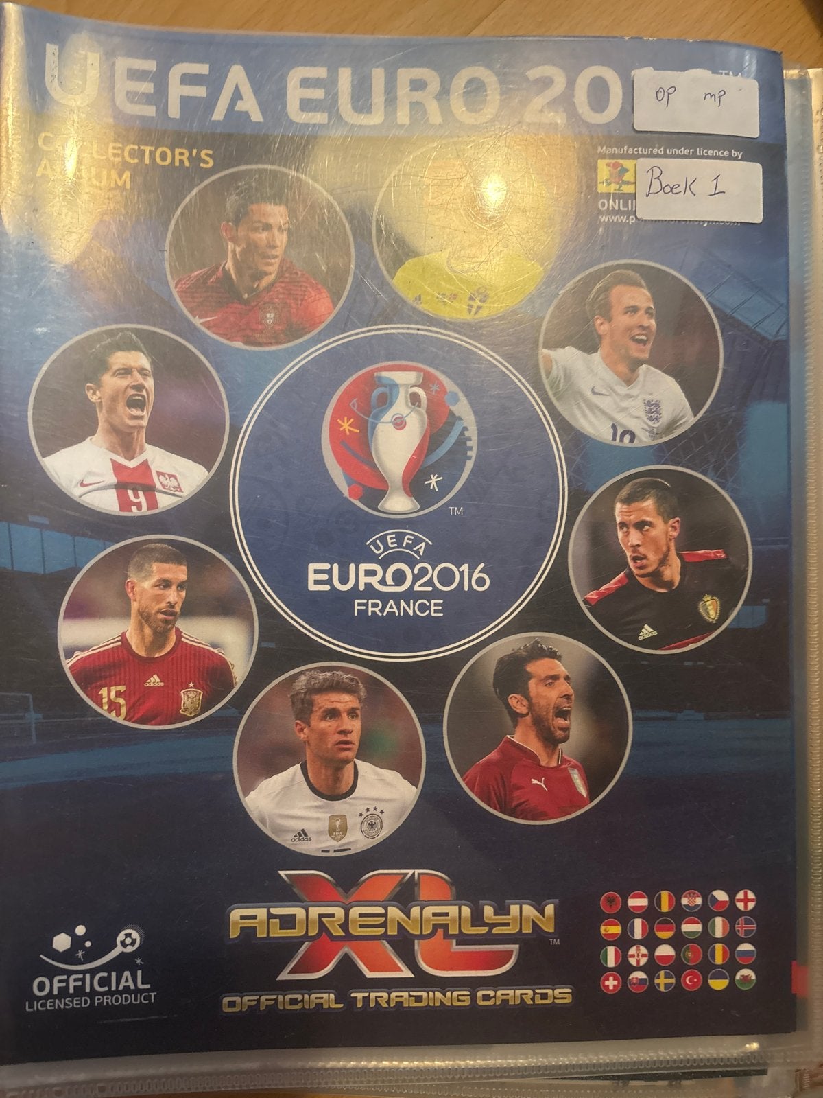 UEFA Euro 2016 Adrenalyn XL Collector's Album met kaarten, Ophalen of Verzenden, Gebruikt, Overige sporten, Spelerskaart