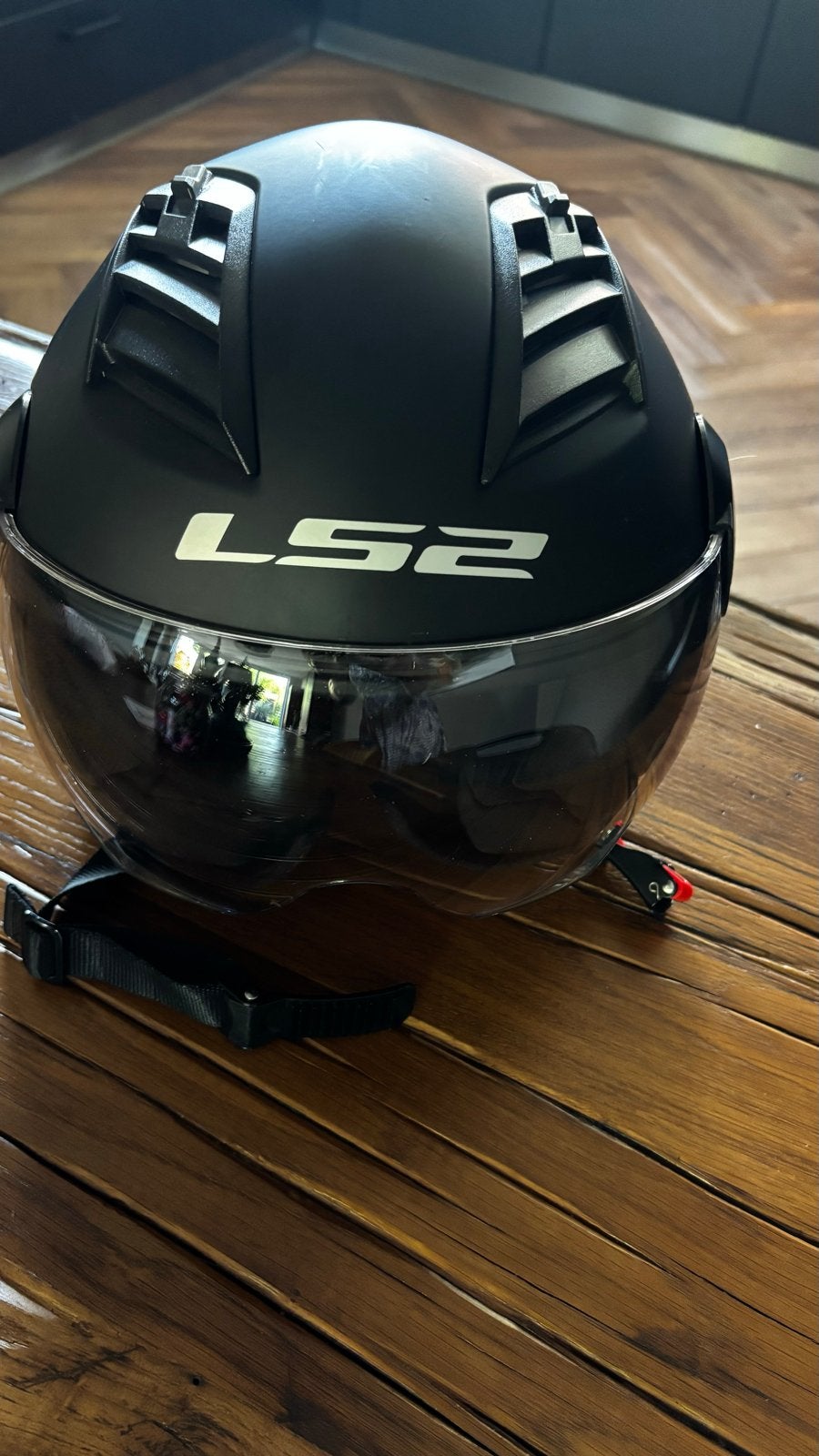 LS2 Airflow Scooter Helm - Zwart maat M, Ophalen of Verzenden, Zo goed als nieuw