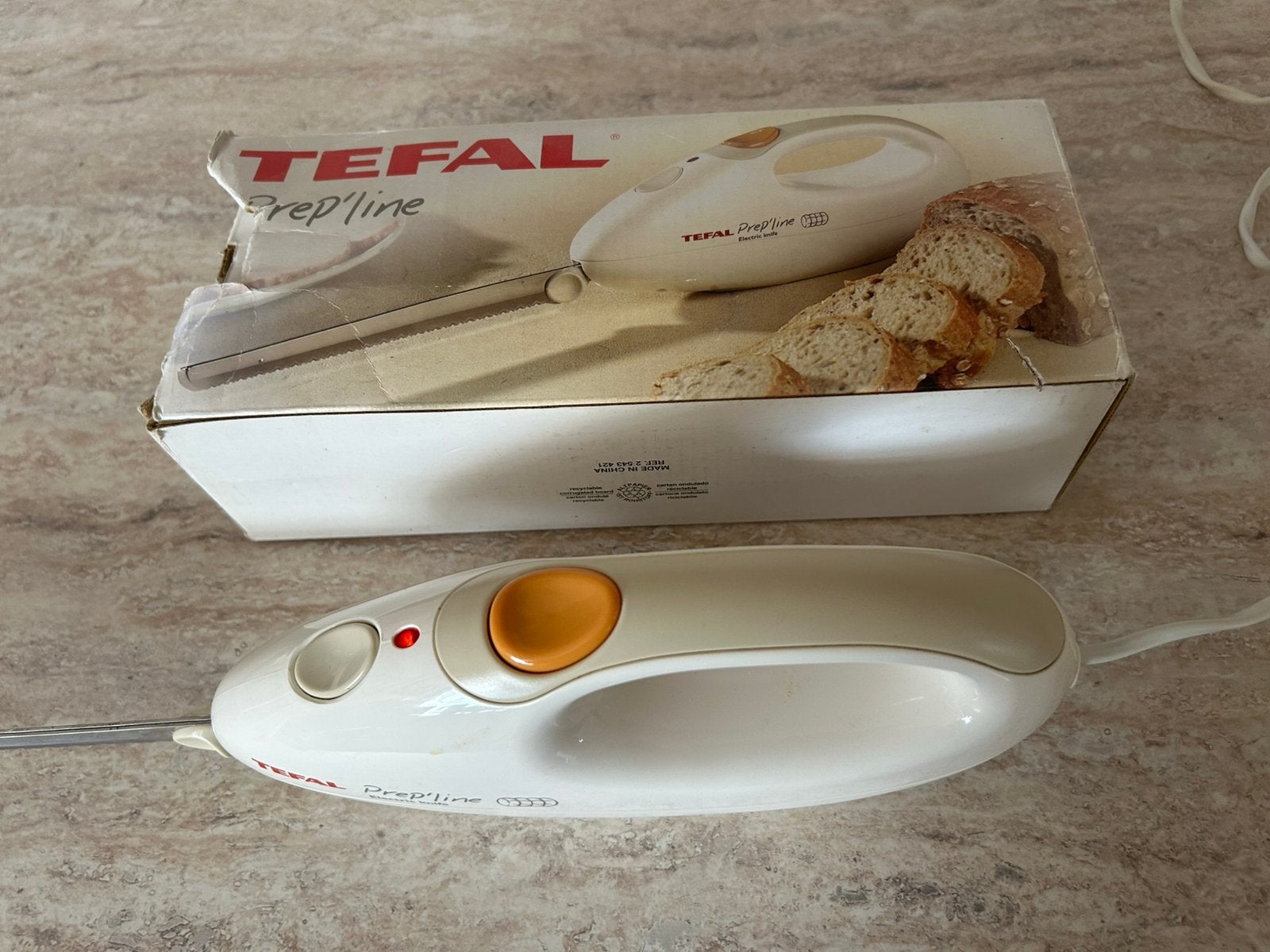 Tefal 8523 electrisch mes., Ophalen of Verzenden, Gebruikt