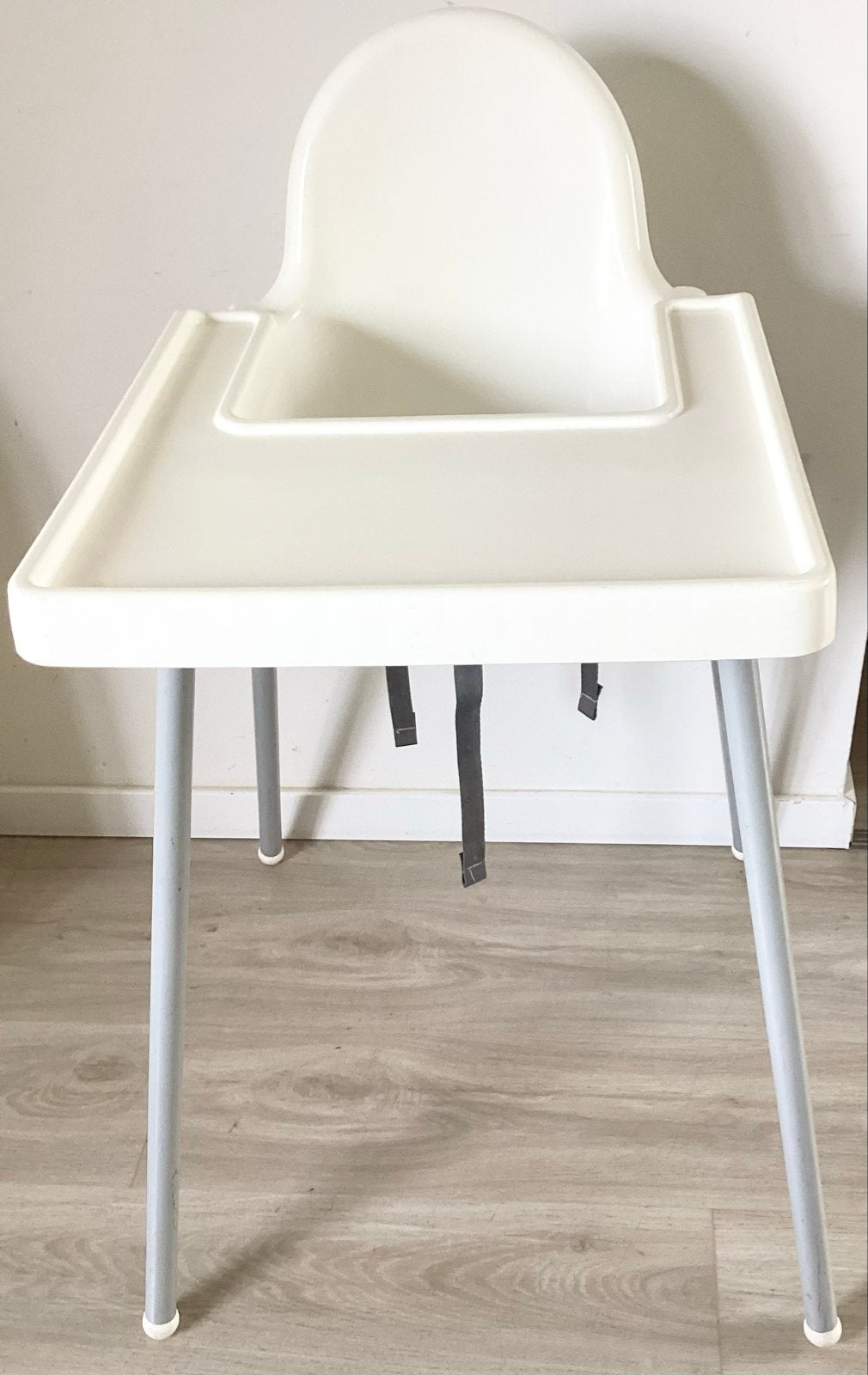 IKEA ANTILOP KINDERSTOEL MET EETBLAD EN GORDEL, Ophalen of Verzenden, Gebruikt, Overige typen, Aanschuifbaar