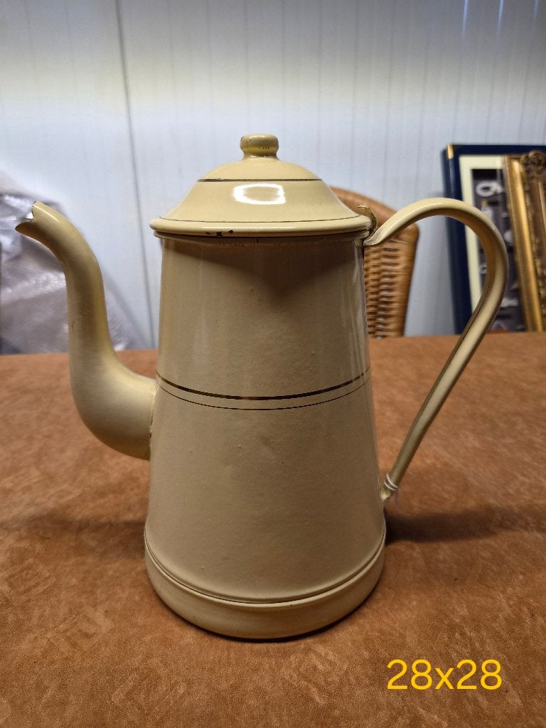 Oude emaille theepot, Ophalen of Verzenden