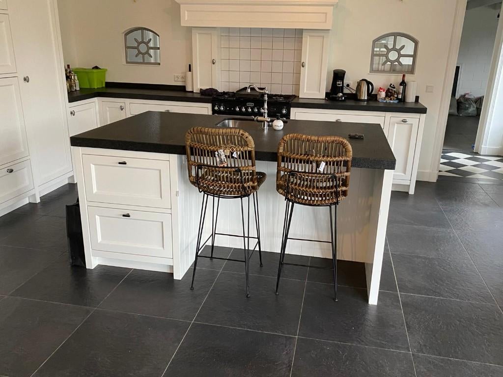 Luxe maatwerk keuken, Huis en Inrichting, Keuken | Complete keukens, Ophalen, Gebruikt, Wit, Overige typen