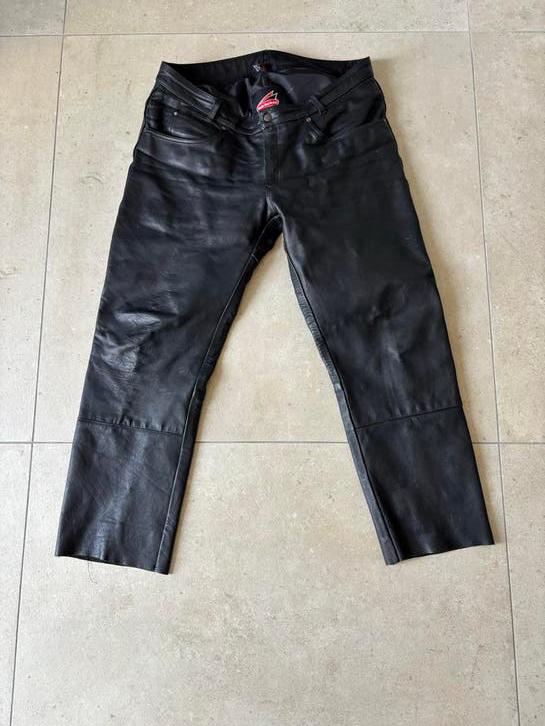 Hein Gericke leren motorbroek - Maat 56, Ophalen of Verzenden, Gedragen, Maat 56/58 (XL), Zwart