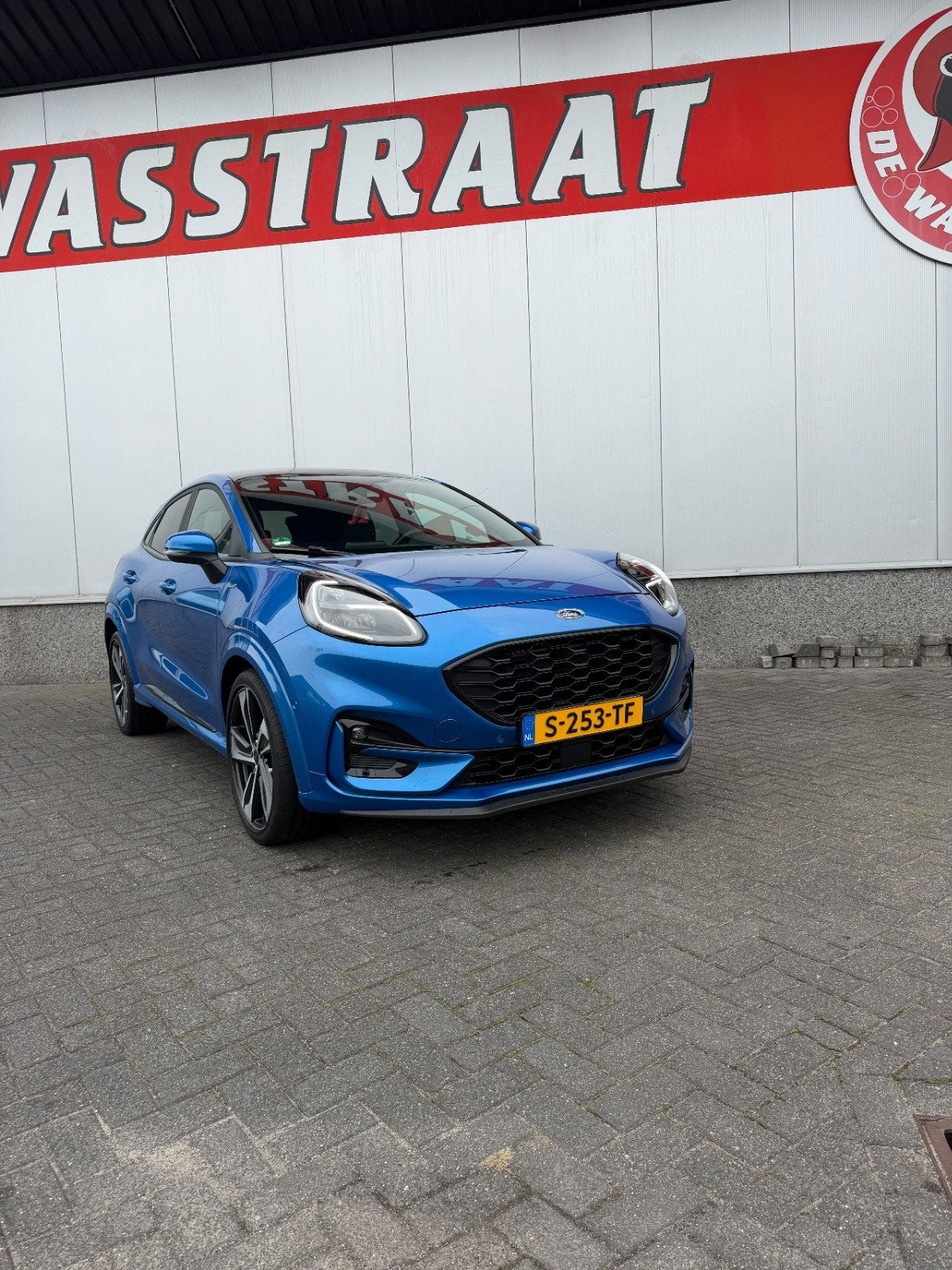 Ford Puma 1.0i Ecoboost Hybrid 155pk 2021 Blauw, Auto's, Puma, 1273 kg, Blauw, 665 kg
