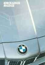 BMW 6-serie 628 635 CSi (E24) brochure/autofolder '85, Boeken, Auto's | Folders en Tijdschriften, Ophalen of Verzenden, Zo goed als nieuw