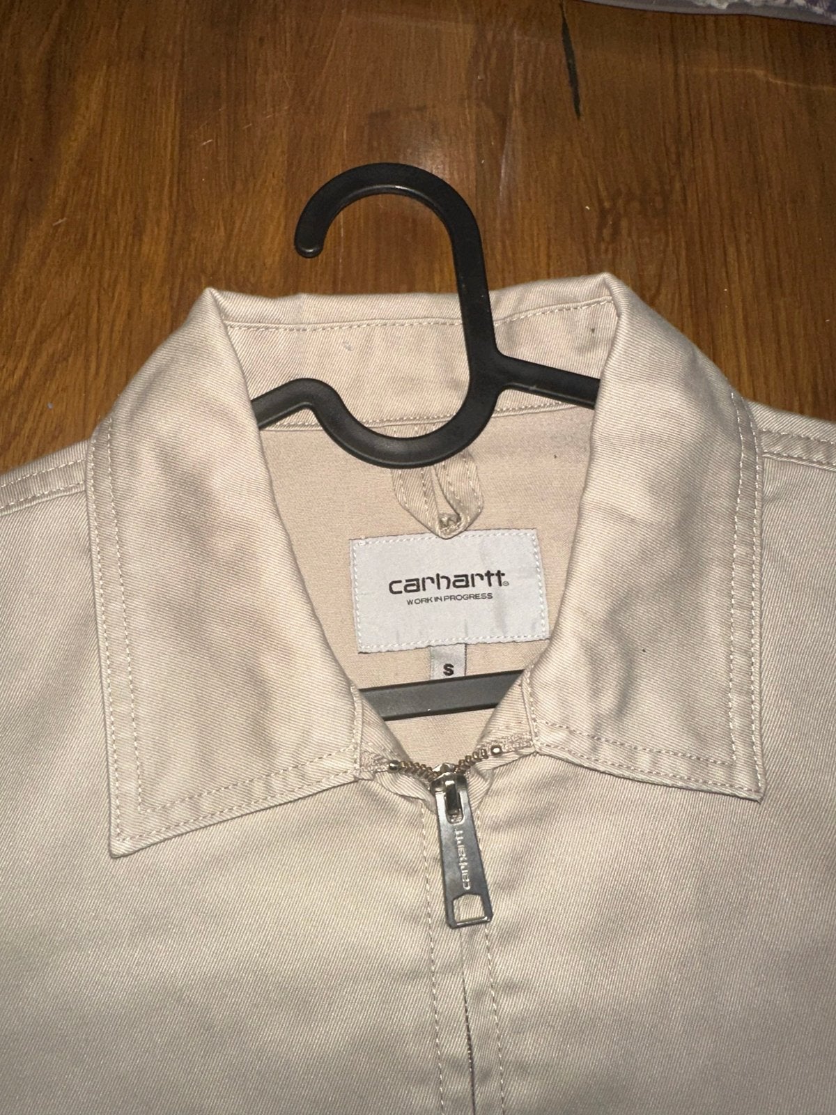 Carhartt WIP Chore Jacket Beige Maat S, Ophalen of Verzenden, Nieuw, Maat 36 (S), Beige