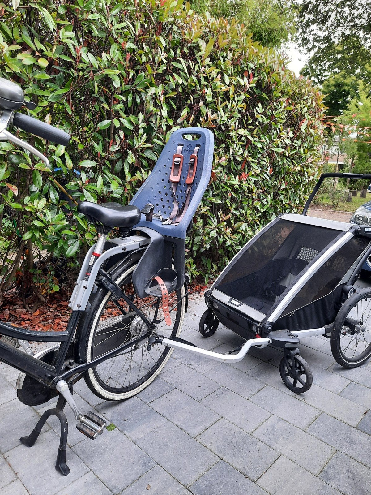 Thule Chariot lite 2 inclusief accessoires (grijs), Ophalen, Nieuw, Kinderkar, Thule