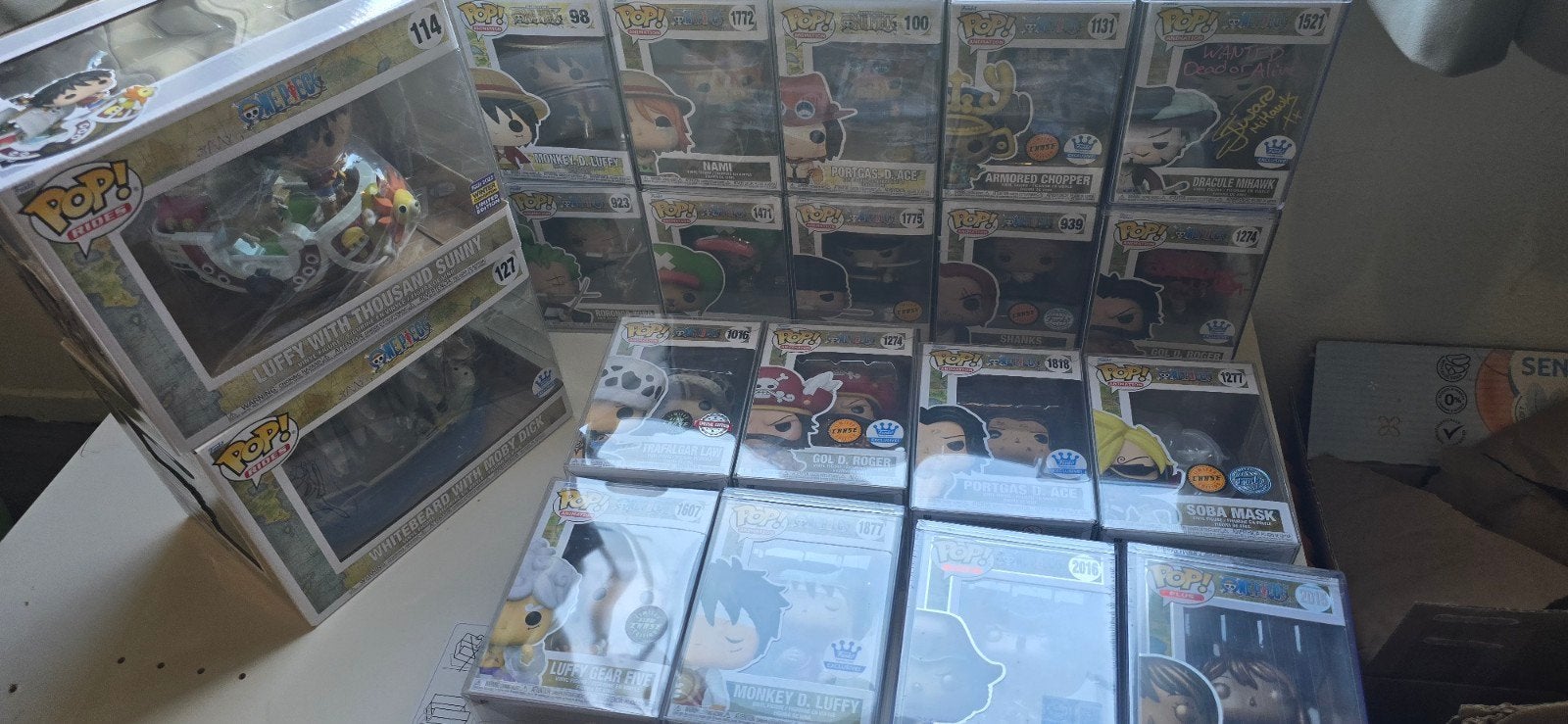 Grote collectie Funko Pop! One Piece figuren, Ophalen of Verzenden, Zo goed als nieuw