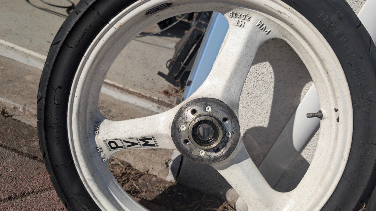 PVM wielen set voor BMW K75/K100, Ophalen, Gebruikt
