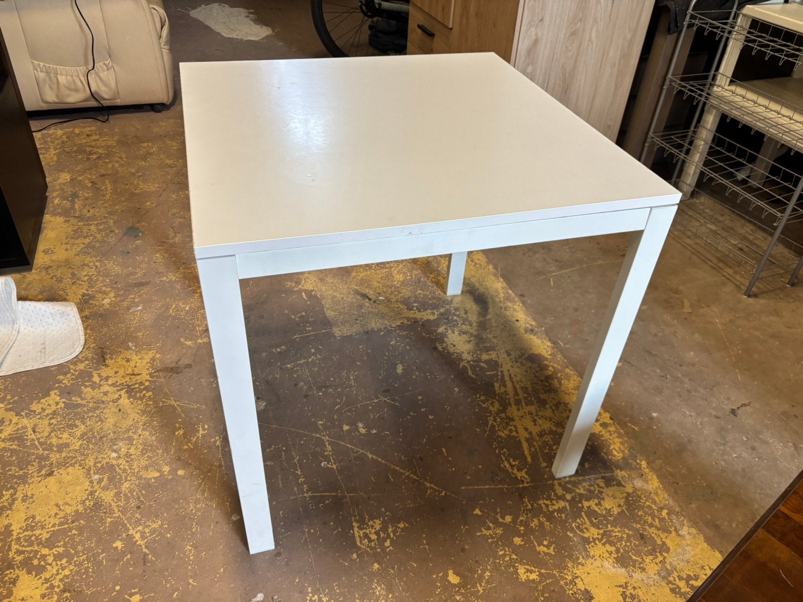 Ikea Melltorp tafel - 75x75x75H, 1025xe, Ophalen of Verzenden, Zo goed als nieuw, Re