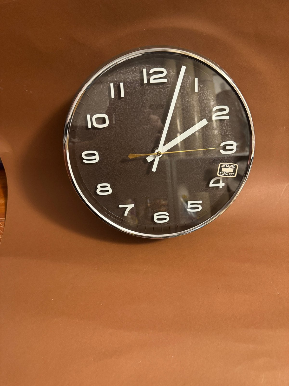 Want klok jaren 60, Ophalen of Verzenden, Gebruikt, Wandklok