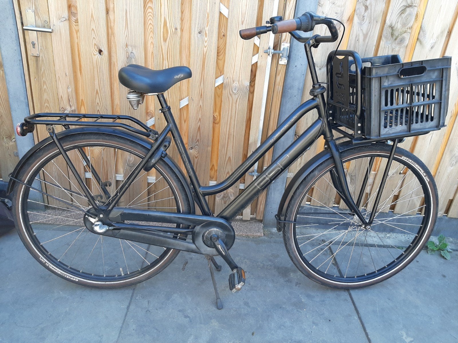 transportfiets Meisjesfiets BSP 28 inch 56 cm terugtraprem 3, Fietsen en Brommers, Ophalen, Terugtraprem, Gebruikt, BSP Metropolis