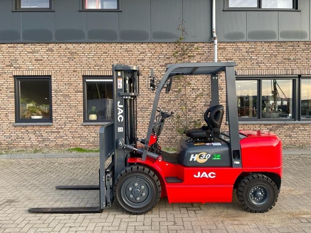 Isuzu JAC CPCD30 3 ton Triplex Freelift Sideshift Diesel Hef, 3000 tot 4000 kg, Diesel, Heftruck, Ophalen of Verzenden