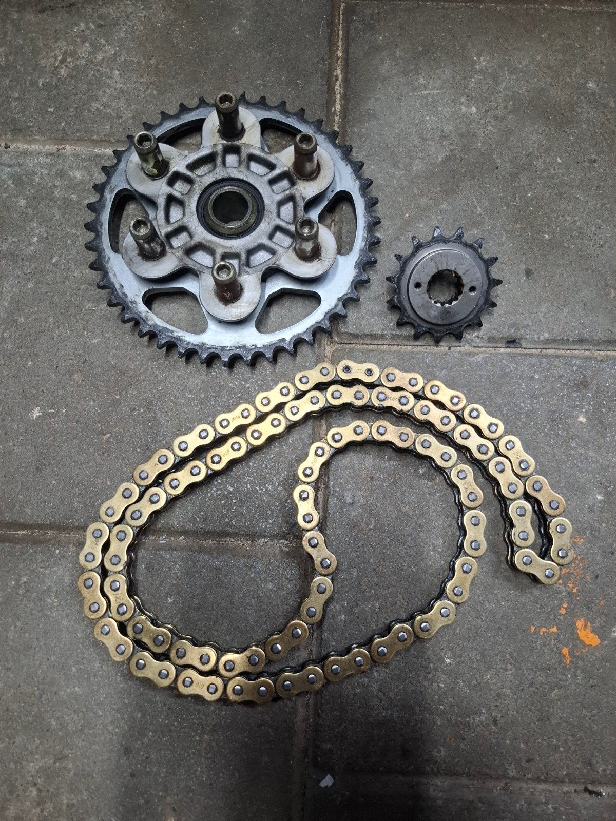 Diverse Ducati onderdelen: ketting, tandwielen, kabels, etc., Motoren, Ophalen of Verzenden, Gebruikt