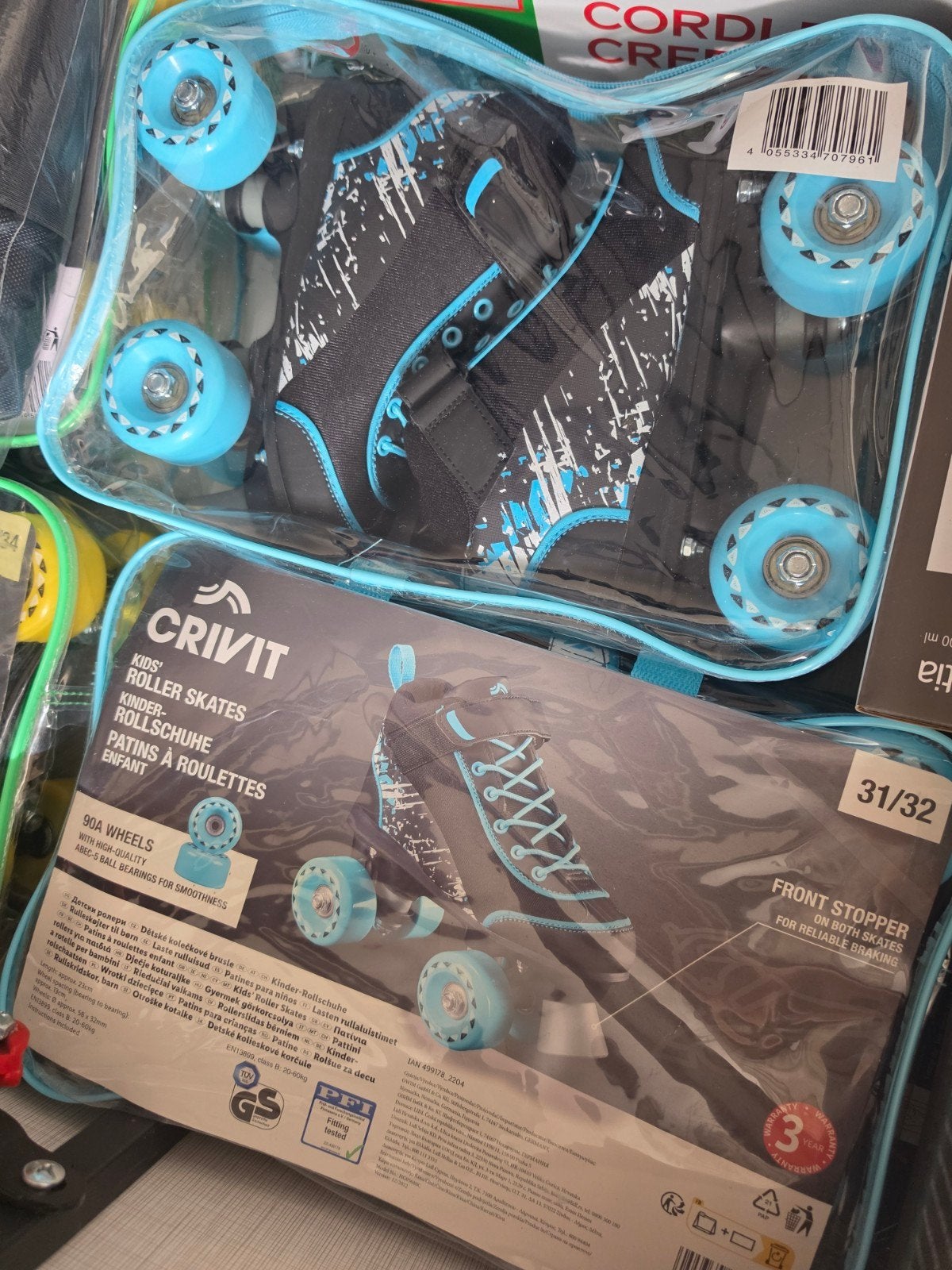 Crivit Kinder Rollerskates - Maat 31/32, Ophalen, Nieuw, Overige typen, Overige merken