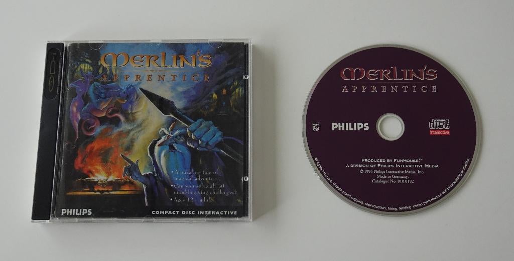 Merlin's Apprentice compleet voor Philips CD-i, Spelcomputers en Games, 1 speler, Ophalen, Zo goed als nieuw, Vanaf 3 jaar