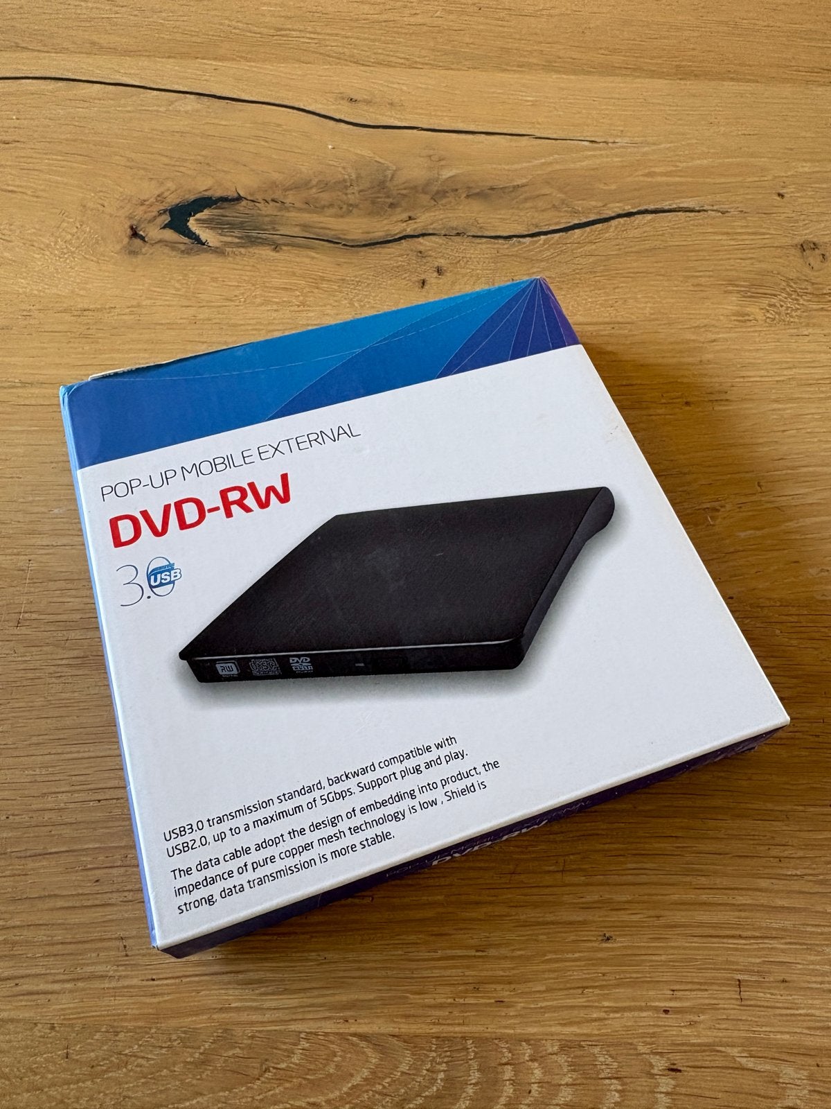 Externe USB 3.0 DVD-RW Drive - Plug & Play, Computers en Software, Nieuw, Ophalen of Verzenden, Windows, Extern
