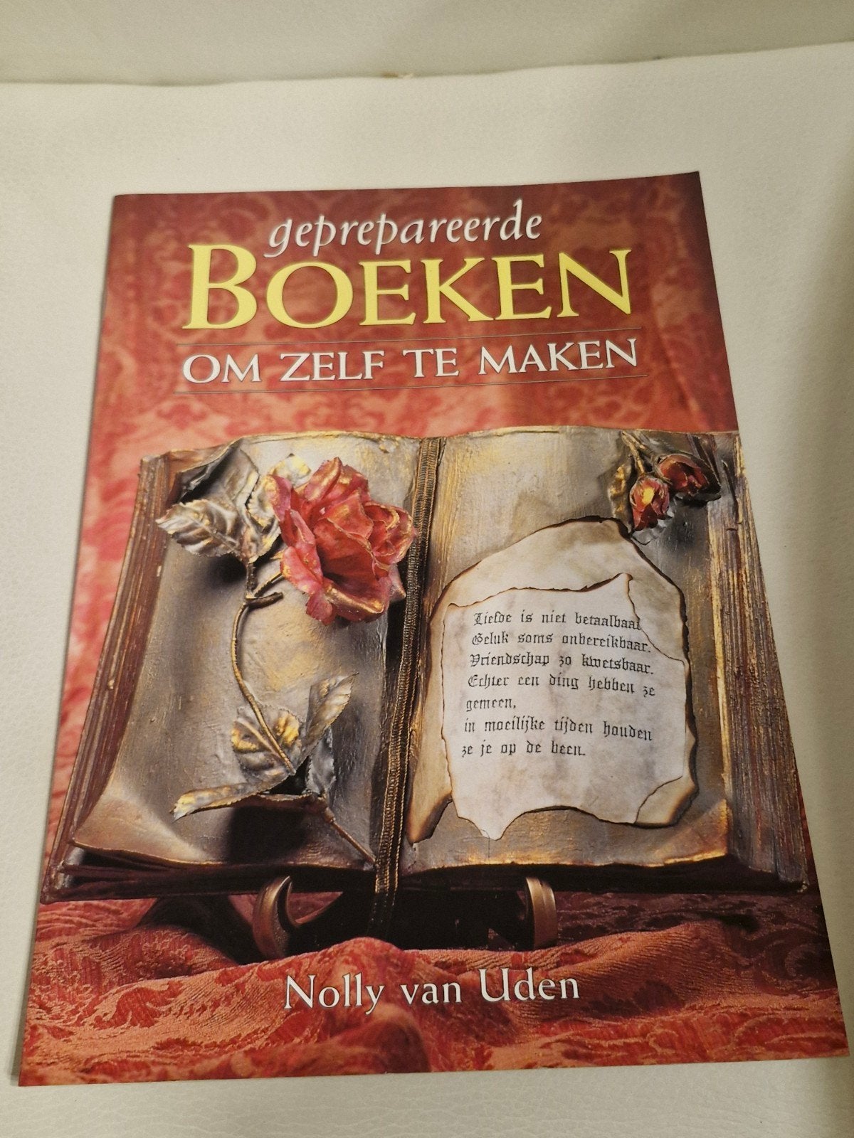 Geprepareerde Boeken om Zelf te Maken - Nolly van Ulden, Ophalen of Verzenden, Zo goed als nieuw, Scrapbooking en Knutselen, Nolly van Ulden
