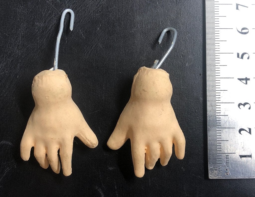 Poppenhandjes, handjes voor antieke Franse pop, o.a. Jumeau, Verzamelen, Poppen, Verzenden, Gebruikt, Accessoires