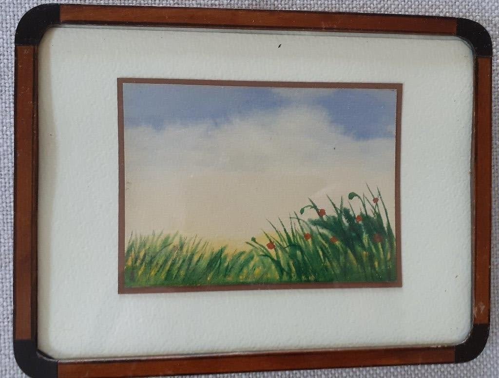 Antiek houten lijstje schilderijtje passe partout *eureka*, Antiek en Kunst, Ophalen of Verzenden