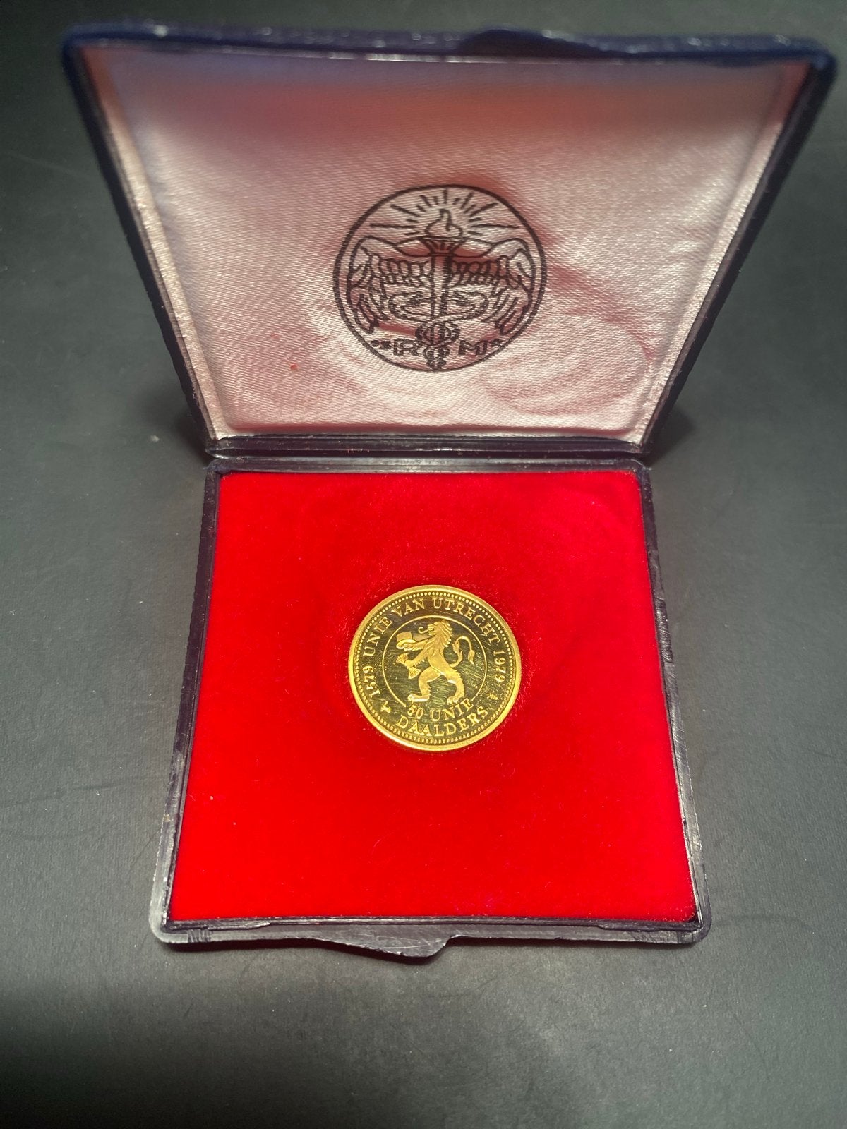 Gouden 50 Uniedaalders munt - 6,72 gram 0.900, Koningin Juliana, Verzenden, Losse munt, Goud