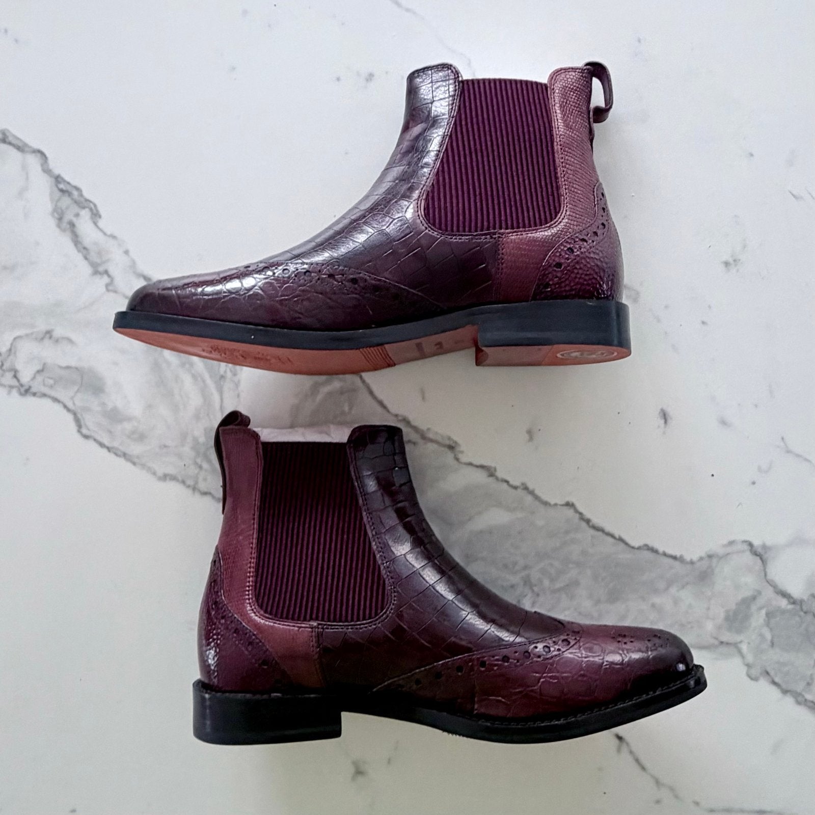 Melvin & Hamilton Selina 29 Torino Croco Paars Maat 37, Overige kleuren, Lage of Enkellaarzen, Nieuw, Ophalen of Verzenden