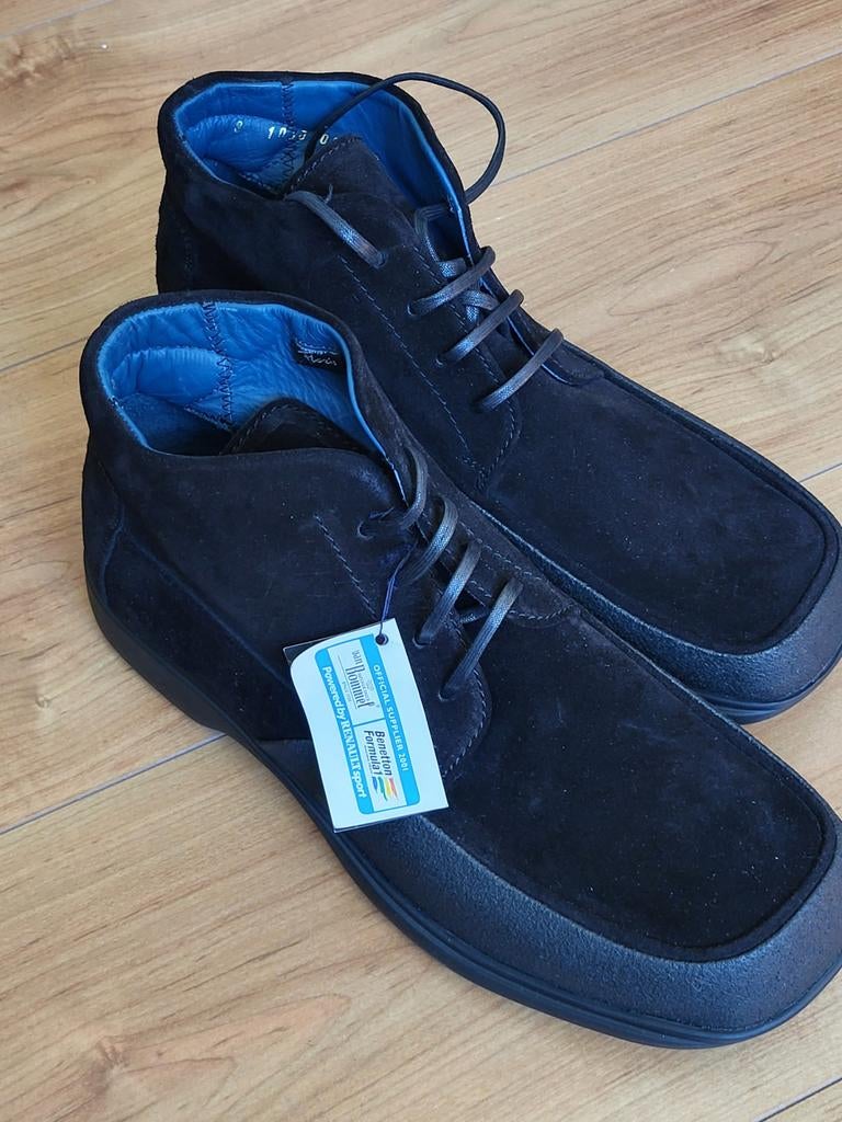 Floris van Bommel / Benetton F1 schoenen/ Zwart Suède, Verzenden, Zwart, Floris van Bommel, Nieuw