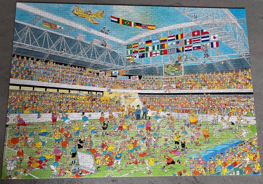 Puzzel Jan van Haasteren, Ophalen, 500 t/m 1500 stukjes, Zo goed als nieuw, Legpuzzel