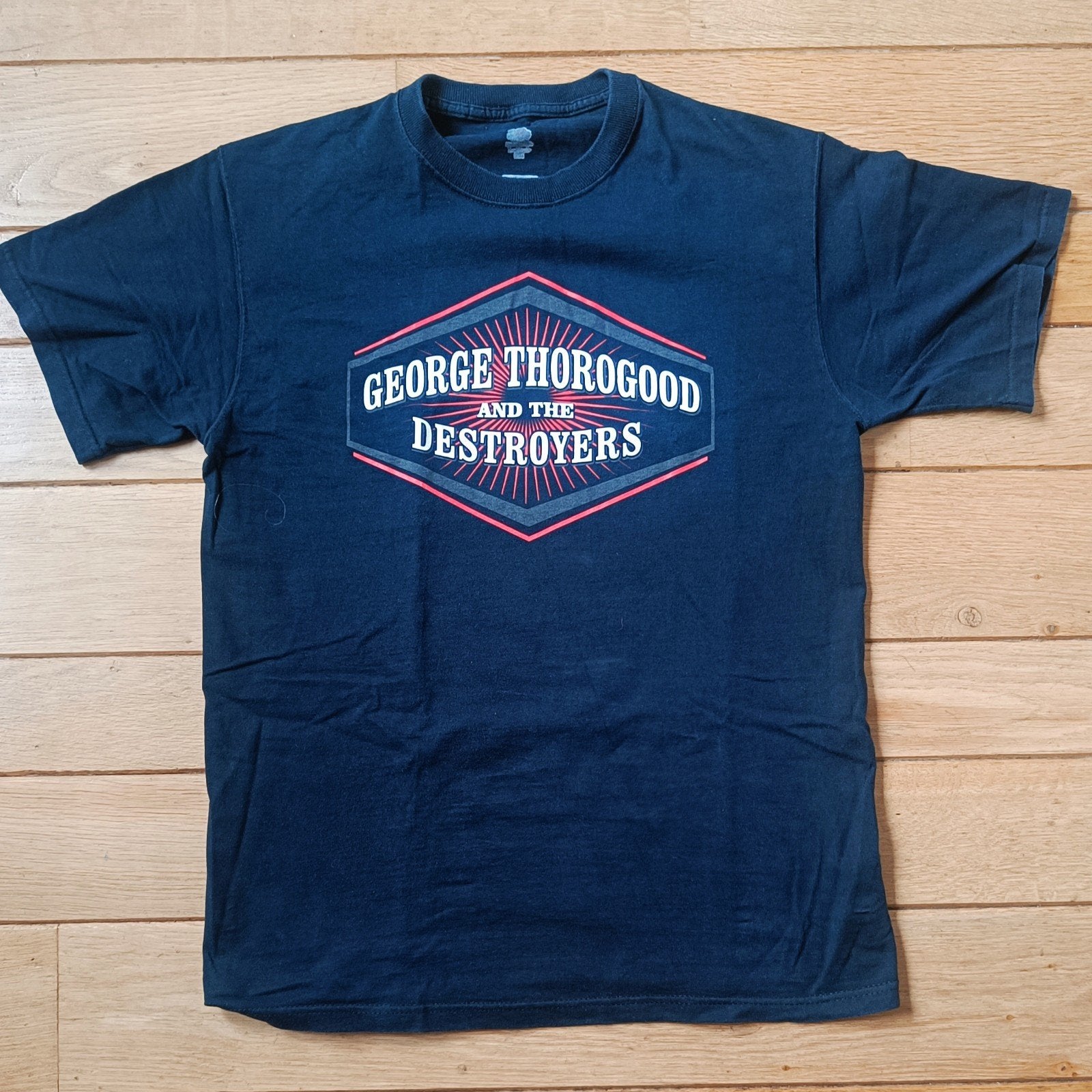 Shirt George Thorogood, Ophalen of Verzenden, Zwart