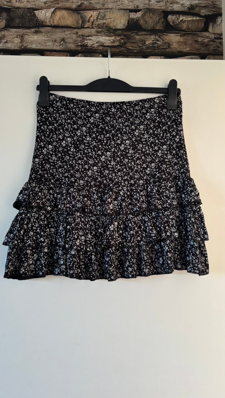 Nieuw zwart wit rok maat M, Kleding | Dames, Rokken, Maat 38/40 (M), Zwart, Nieuw, Ophalen of Verzenden