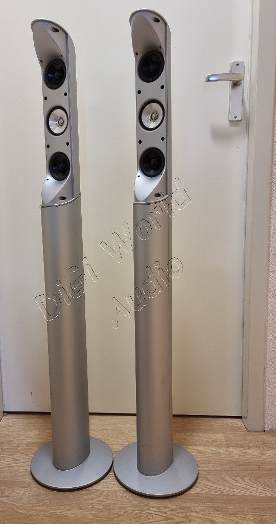 Kef 5001-2 3weg luidspreker met originele KEF stands, Overige merken, Vloerstaande luidspreker, Geschikt voor surround/home cinema