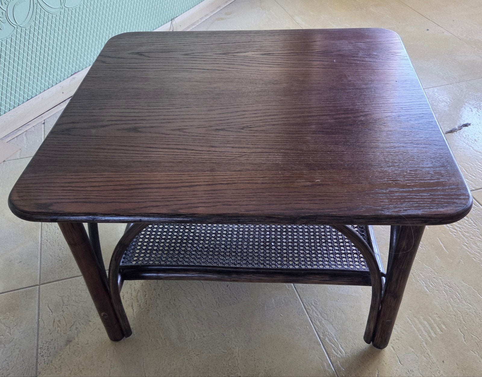 Manou houten salontafel 80 x 80 cm, Ophalen, Vierkant, 50 tot 100 cm, 50 tot 100 cm