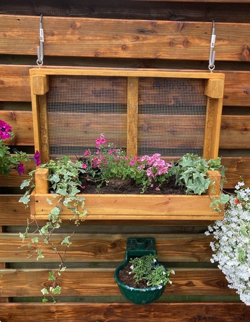 Bloembollen kistje / hang bloembakken kistje, Nieuw, Ophalen of Verzenden, Balkon, 60 tot 100 cm