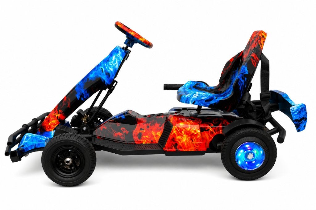 Foto 6 van Joker elektrische drift kart 36v 250w Geel- 25km per uur