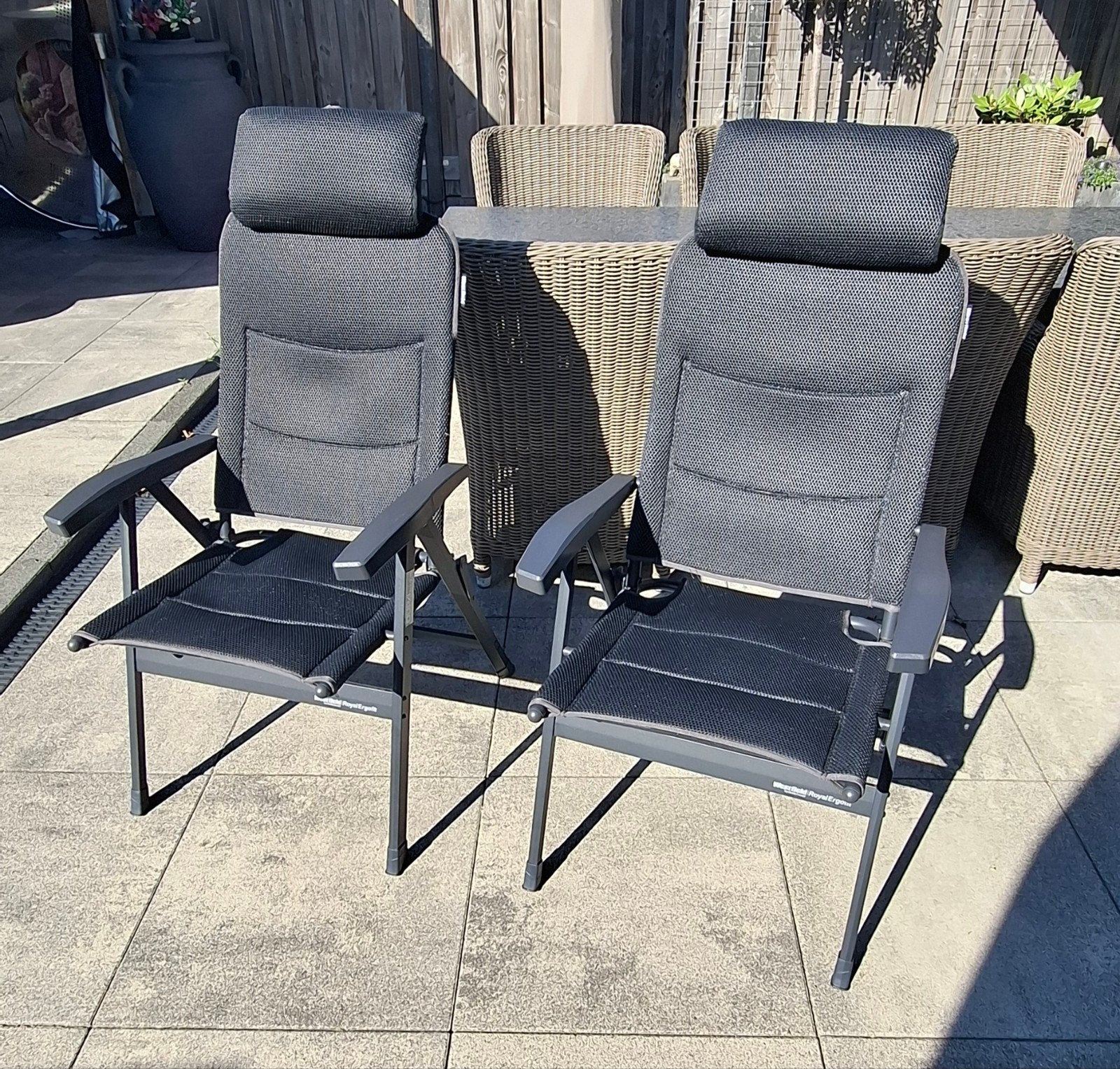 Westfield Relax campingstoelen 2 x Nieuw Zwart, Ophalen, Nieuw, Campingstoel