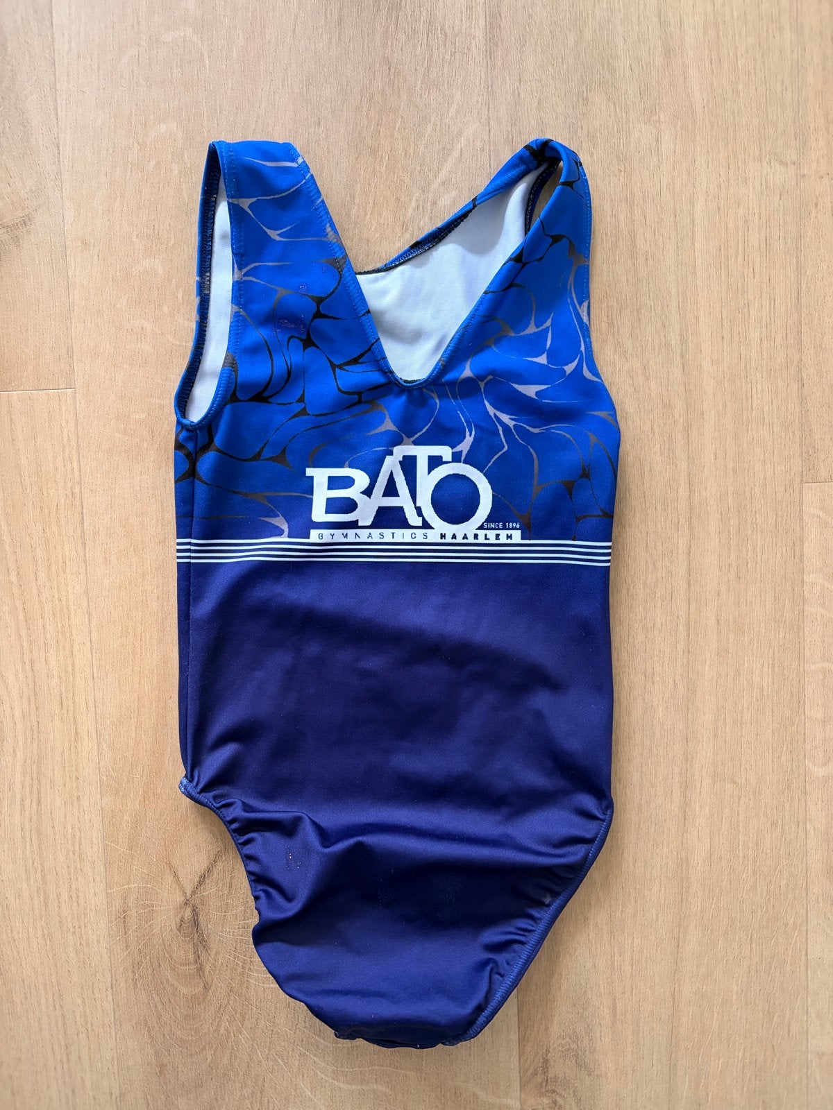 Turnpakje BAO Gymnastiek Haarlem 116, Blauw, Ophalen of Verzenden, Fitness of Aerobics, Maat 34 (XS) of kleiner