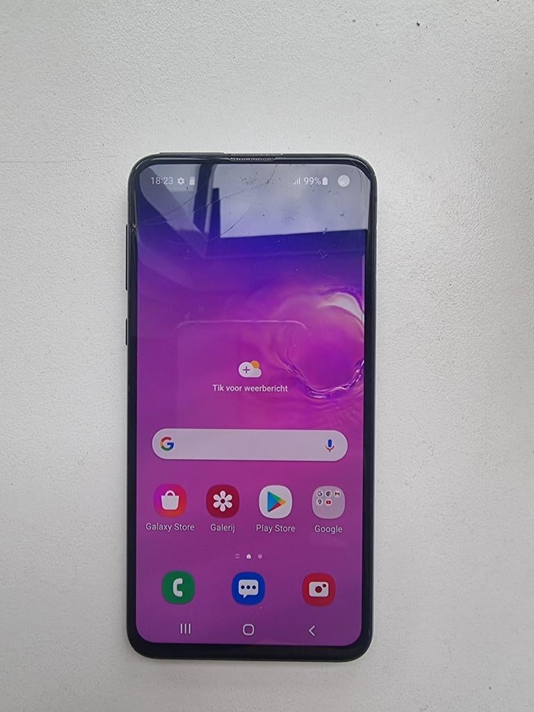 Smasung s10e 128 gb, Telecommunicatie, Mobiele telefoons | Samsung, Galaxy S10, 128 GB, Zwart, Ophalen of Verzenden