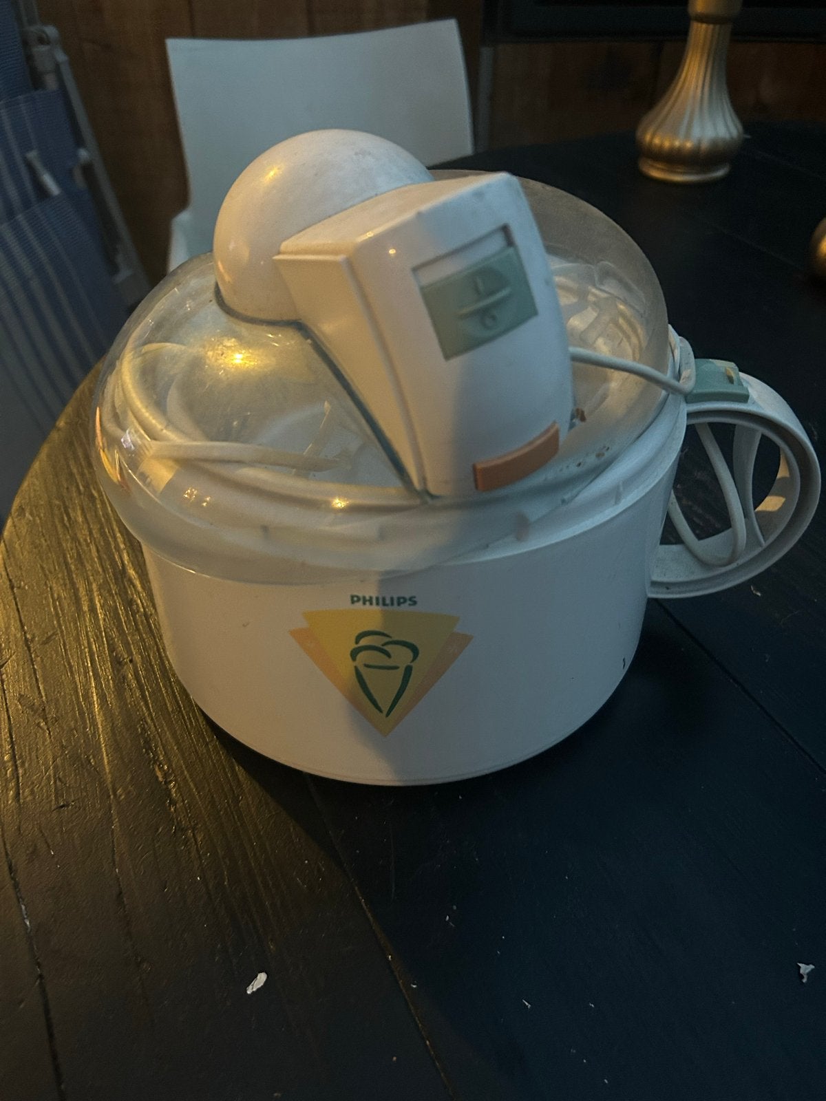 Philips ijsmachine voor heerlijk zelfgemaakt ijs, Ophalen, Gebruikt