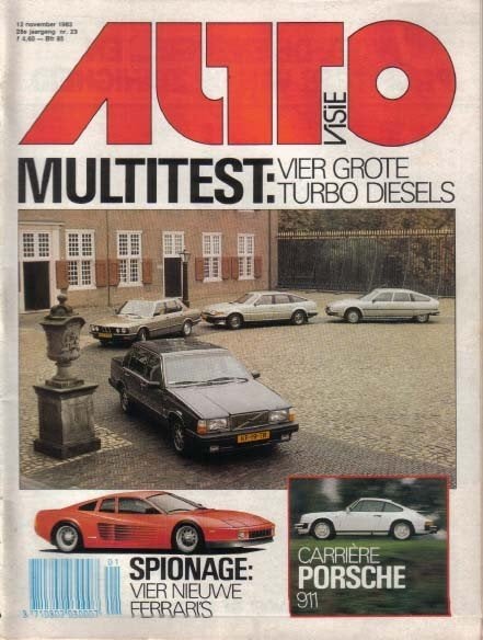 Autovisie 23 1983 : Volvo 760 GLE - Citroen CX - Porsche 911, Ophalen of Verzenden, Gelezen, Algemeen