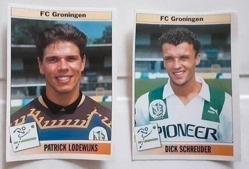Panini voetbal 95 los te koop FC Groningen 291,297, Ophalen of Verzenden, Zo goed als nieuw
