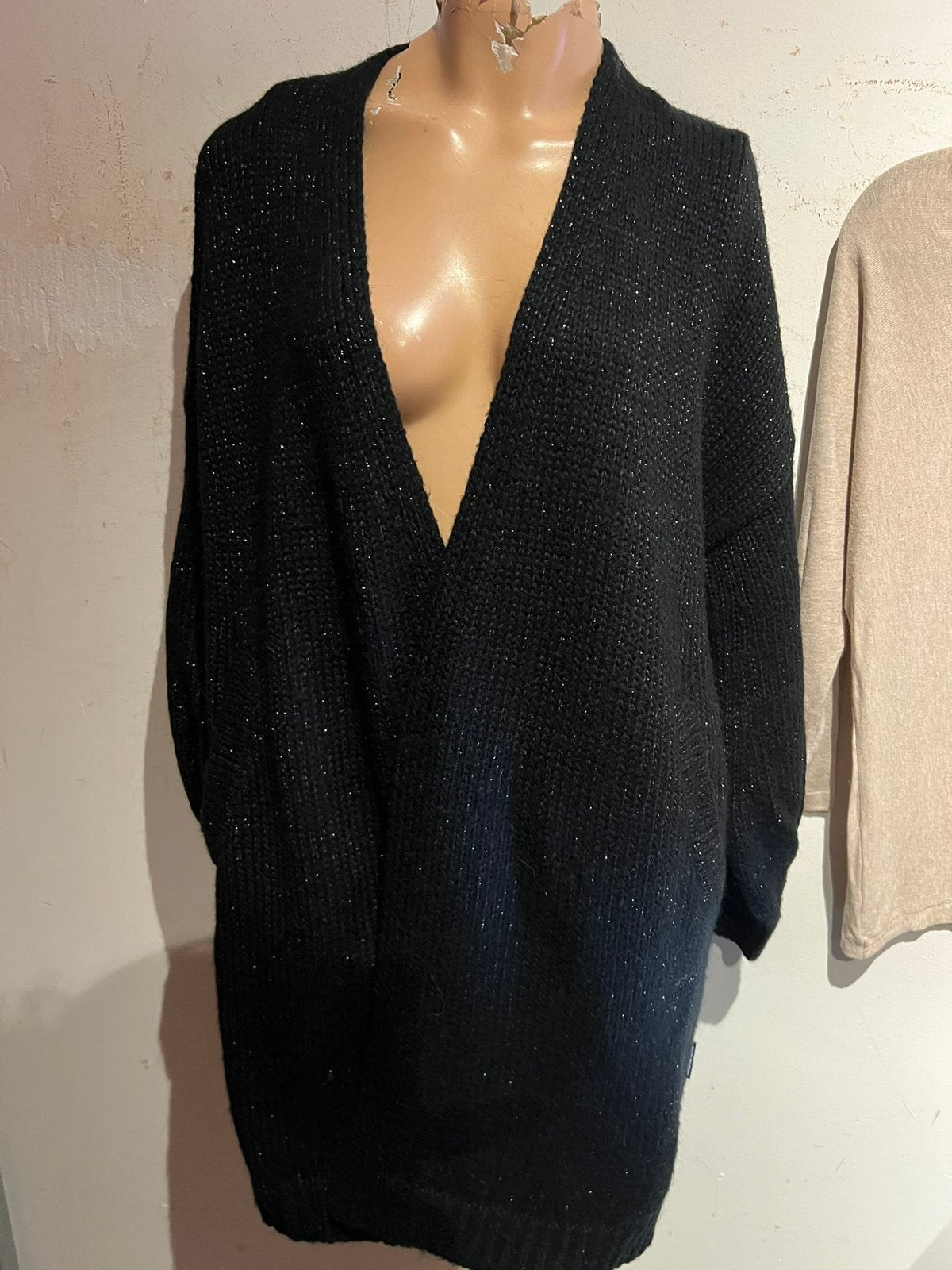 REINDERS vest met glans maat S oversized zgan, F, G, Reinders, Zwart