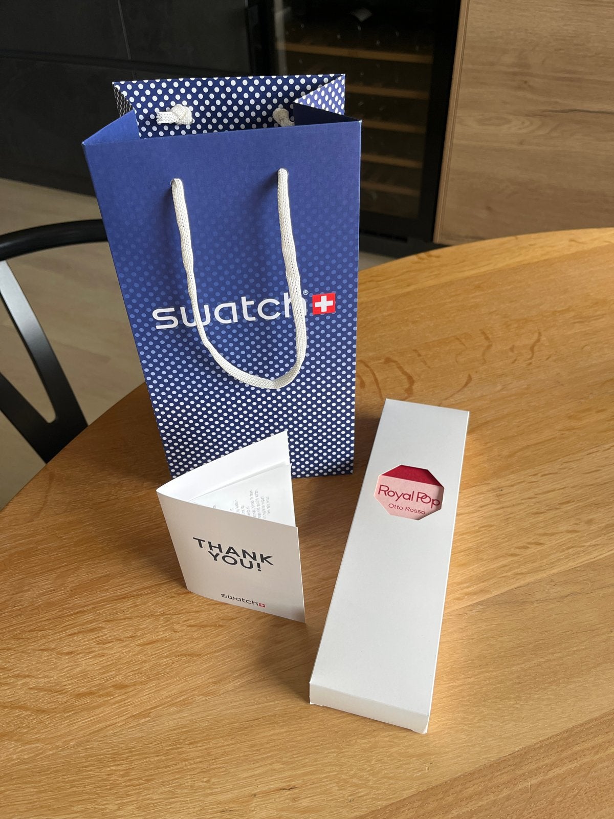 Swatch Audemars Piquet Royal Pop Otto Rosso - nieuw in doos, Kunststof, Polshorloge, Swatch, Nieuw