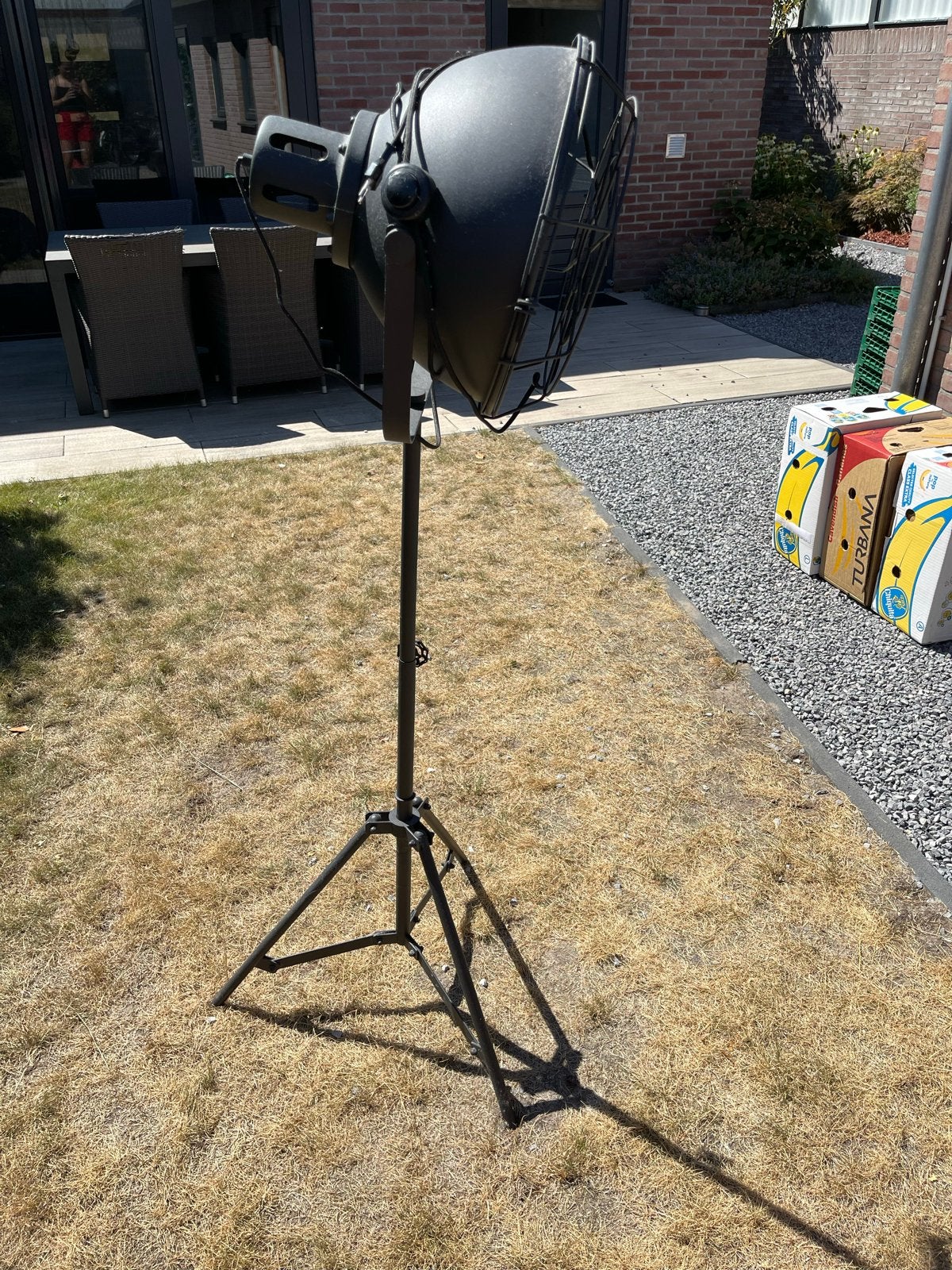 Vintage Studio Lamp op Statief - Industriële Stijl, Ophalen