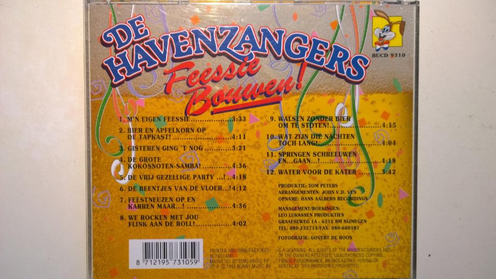 De Havenzangers - Feessie Bouwen, Ophalen of Verzenden, Zo goed als nieuw, Pop
